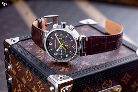 louis vuitton tambour chronograph mens watch|Louis Vuitton tambour watch price.